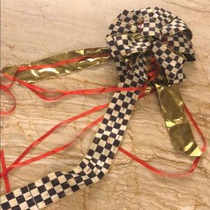 MacKenzie-Childs Christmas Bow Tree Topper